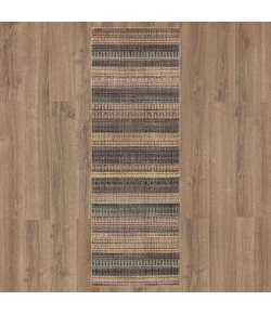 Karastan Echo Caprice Grey Rug 2 ft. 7 in. X 7 ft. 3 in. Runner