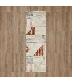 Karastan Bowen By Drew & Jonathan Home Central Valley Red Rug 2 ft. 4 in. X 7 ft. 10 in. Runner
