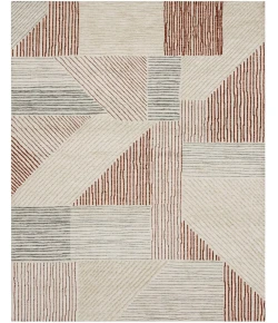 Karastan Bowen By Drew & Jonathan Home Central Valley Red Rug 5 ft. 3 in. X 7 ft. 10 in. Rectangle