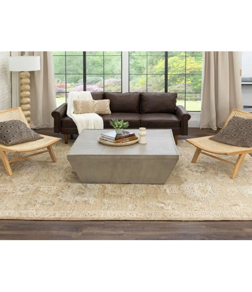 Karastan Coventry Brown/Tan R1212 8 ft. X 10 ft. Rectangle Rug