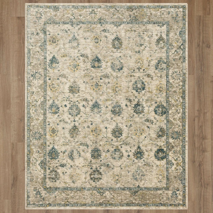 Karastan Darica Cream 6' 7" x 9' 6" Area Rug