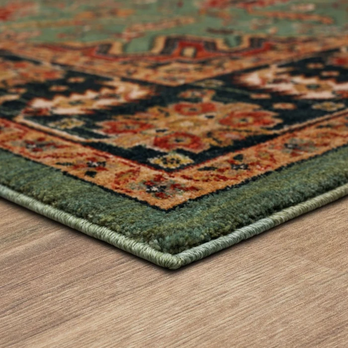 Karastan Spice Market Aquamarine 90665 5ft. 3in. X 7ft. 10in. Rect. Rug