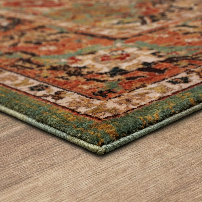 Karastan Spice Market Aquamarine 90938 9ft. 6in. X 12ft. 11in. Rect. Rug