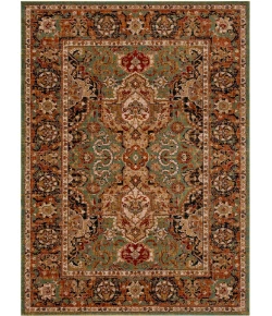 Karastan Spice Market Aquamarine 90938 9ft. 6in. X 12ft. 11in. Rect. Rug