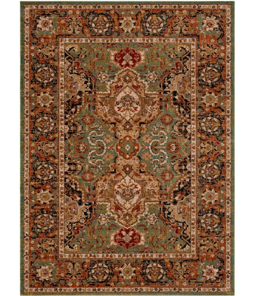 Karastan Spice Market Aquamarine 90938 8ft. X 11ft. Rect. Rug