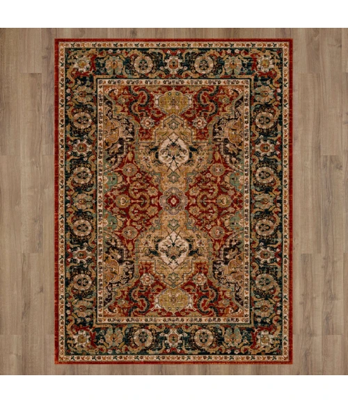 Karastan Spice Market Garnet 90938 5ft. 3in. X 7ft. 10in. Rect. Rug