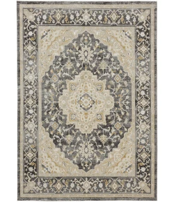 Karastan Windermere Grey/Silver R1257 2 ft. 6 in. X 10 ft. Rectangle Rug