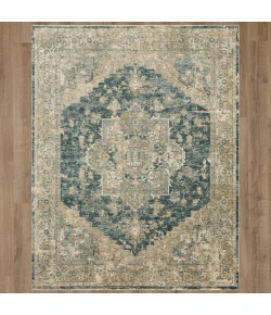 Karastan Marash Ezine Blue Rug 6 ft. 7 in. X 9 ft. 6 in. Rectangle
