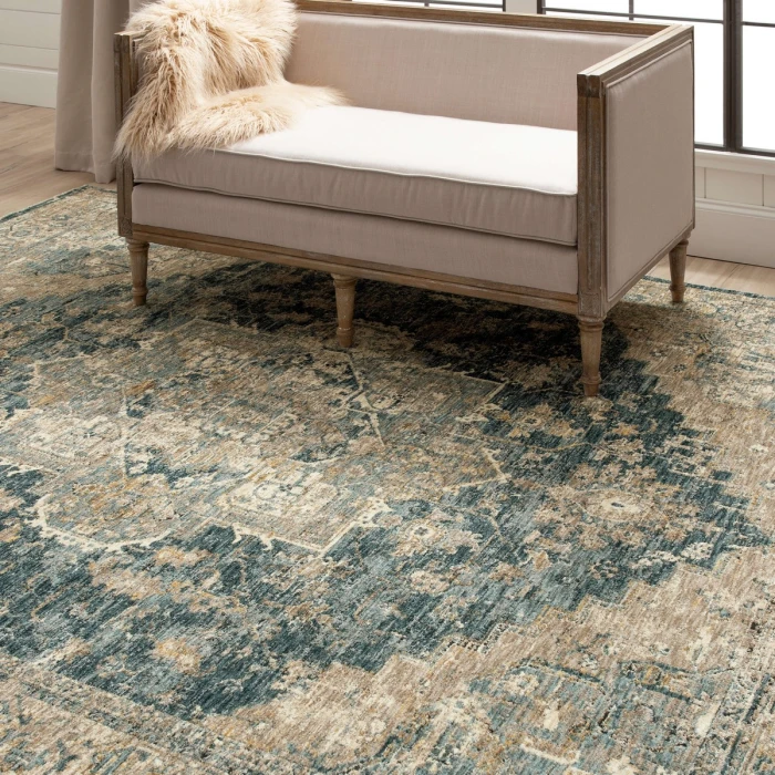 Karastan Ezine Blue 7' 10" x 10' 3" Area Rug