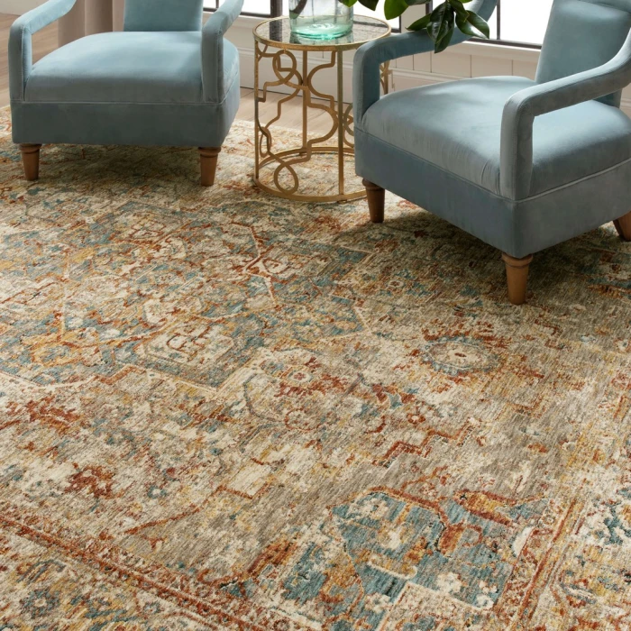 Karastan Marash Cream Ezine Cream 7ft. 10in. x 10ft. 3in. Rect. Rug