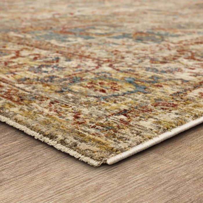 Karastan Ezine Cream 6' 7" x 9' 6" Area Rug