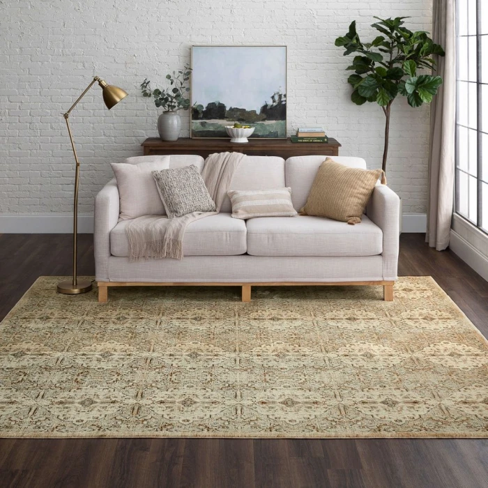 Karastan Gloriana Cream 8' x 10' Area Rug