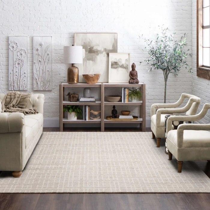 Karastan Forsyth Park Ivory Beige R1415 8ft. X 10ft. Rect. Rug