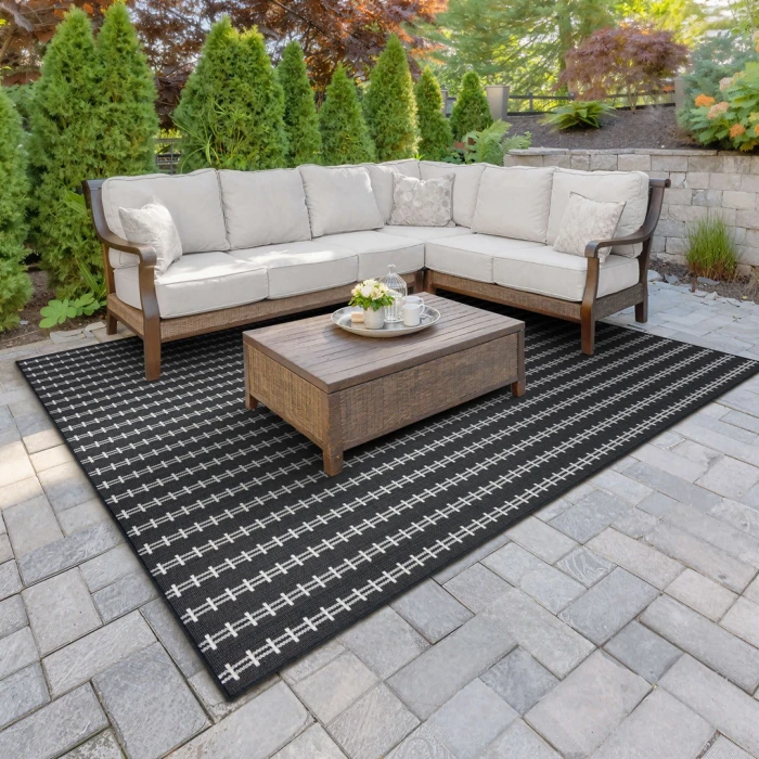 Karastan Gulfport Charcoal R1470 8ft. X 10ft. Rect. Rug