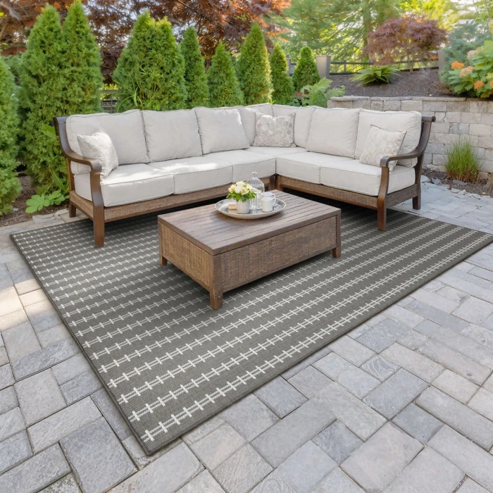 Karastan Gulfport Grey R1470 8ft. X 10ft. Rect. Rug
