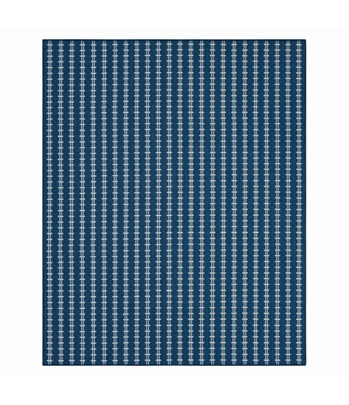 Karastan Gulfport Navy R1470 9ft. X 12ft. Rect. Rug