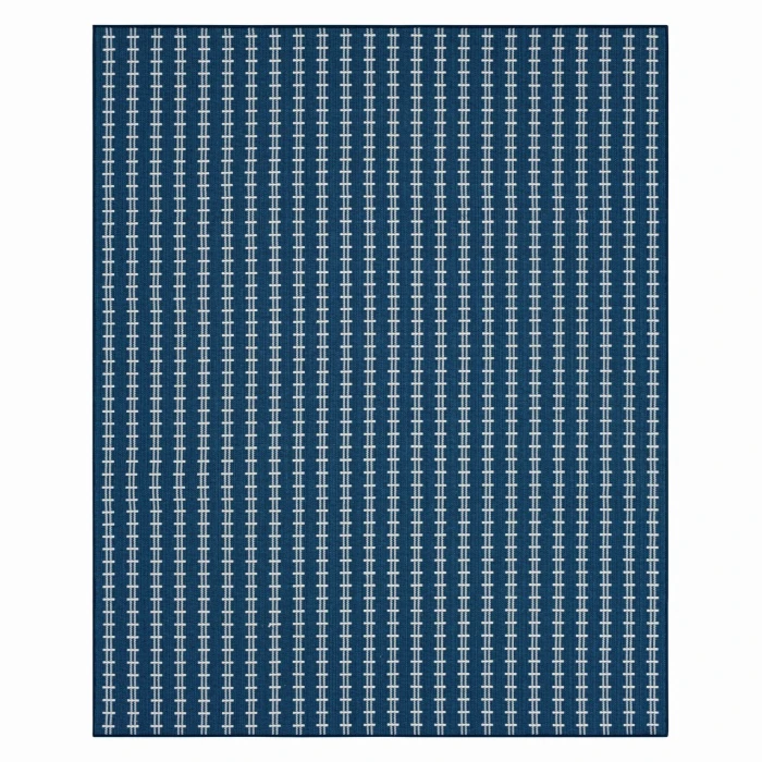 Karastan Gulfport Navy R1470 1ft. 6in. X 1ft. 6in. Rect. Rug