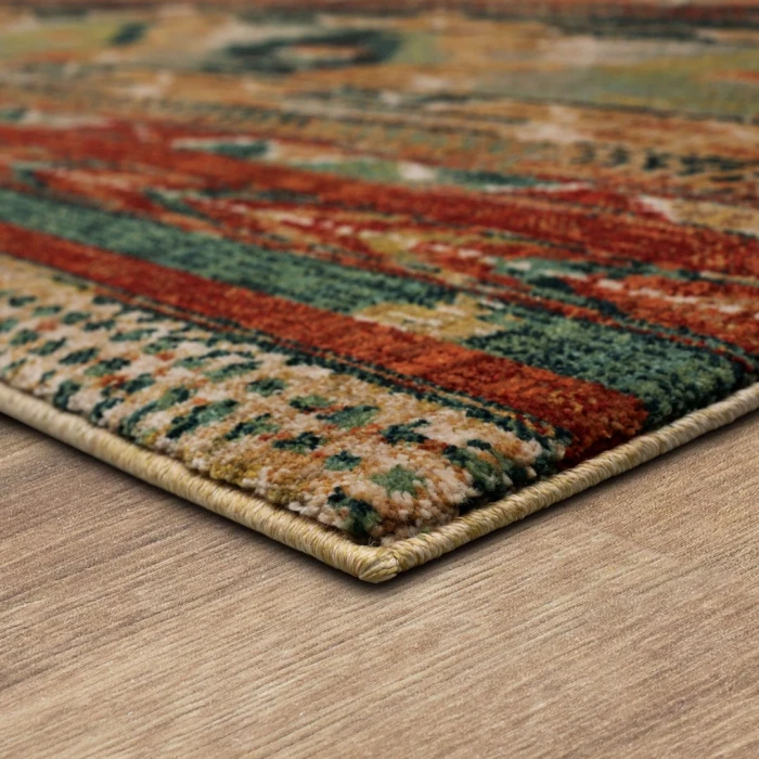 Karastan Spice Market Aquamarine 91799 5ft. 3in. X 7ft. 10in. Rect. Rug
