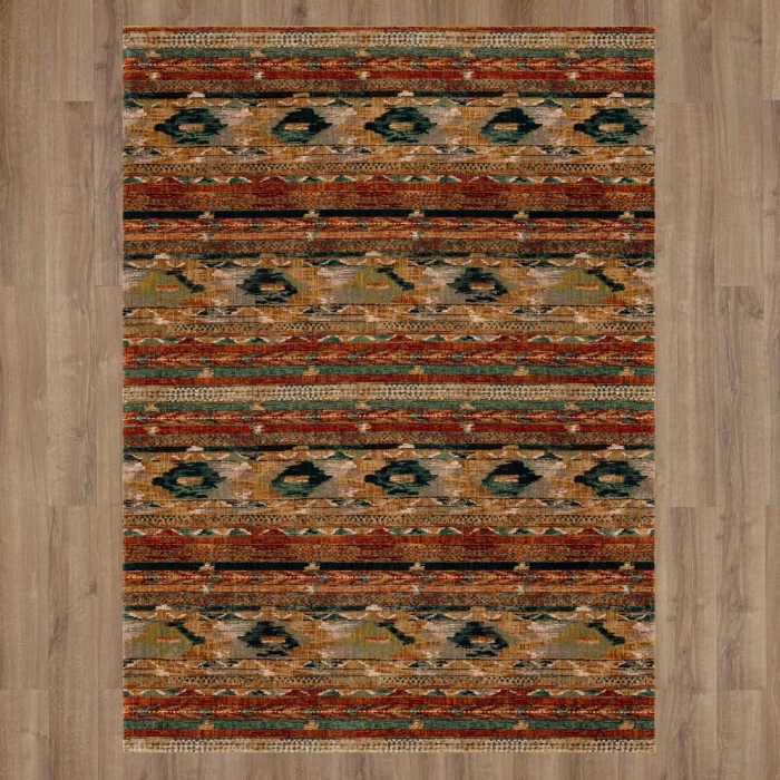 Karastan Spice Market Aquamarine 91799 5ft. 3in. X 7ft. 10in. Rect. Rug