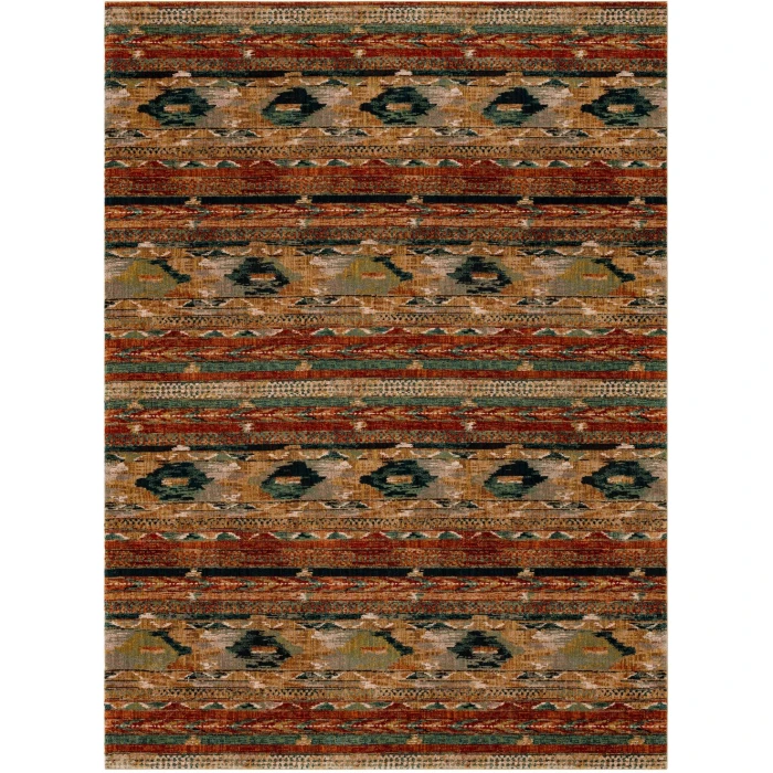 Karastan Spice Market Aquamarine 91799 5ft. 3in. X 7ft. 10in. Rect. Rug