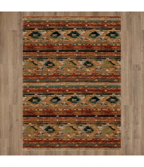 Karastan Spice Market Aquamarine 91799 5ft. 3in. X 7ft. 10in. Rect. Rug