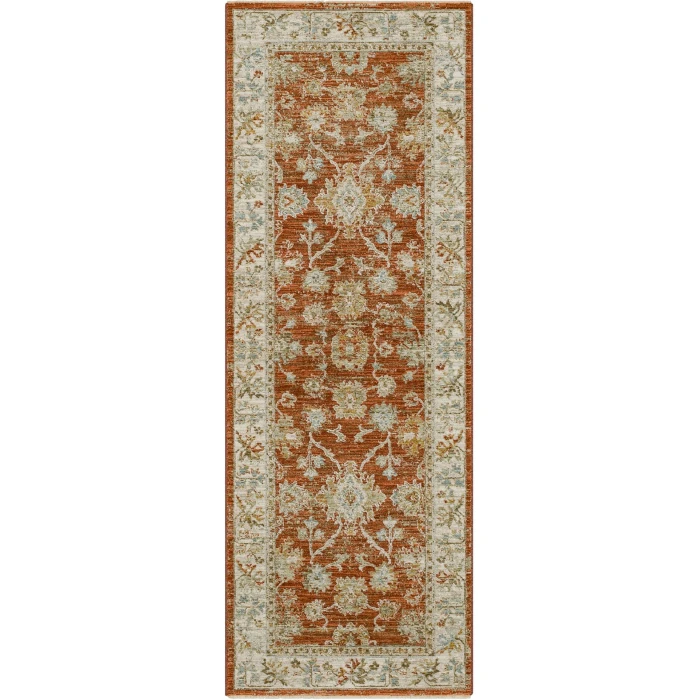 Karastan Iznik Rust 2' 7" x 7' 3" Area Rug