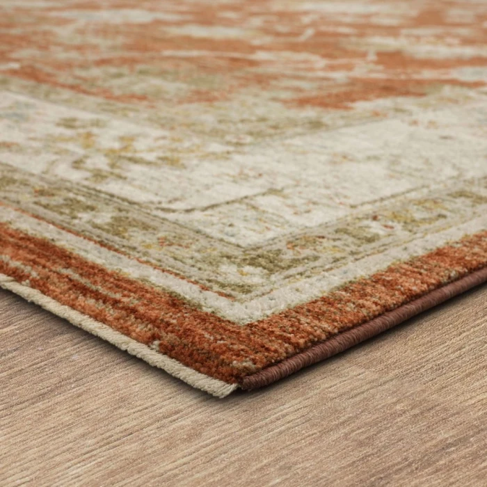 Karastan Iznik Rust 6' 7" x 9' 6" Area Rug
