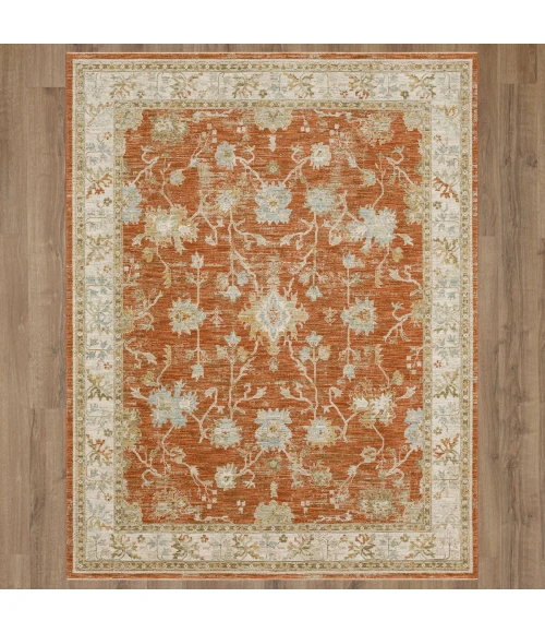 Karastan Iznik Rust 9' x 12' 2" Area Rug
