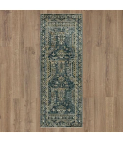 Karastan Marash Blue Karamar Blue 2ft. 7in. x 7ft. 3in. Rect. Rug