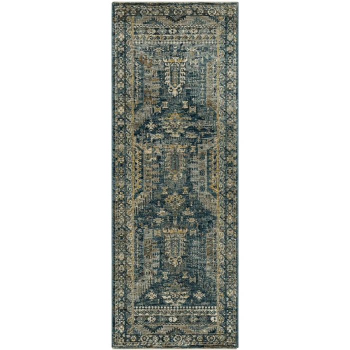 Karastan Marash Blue Karamar Blue 2ft. 7in. x 7ft. 3in. Rect. Rug