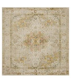 Karastan Memento Keepsake Cream Rug 5 ft. X 7 ft. 6 in. Rectangle