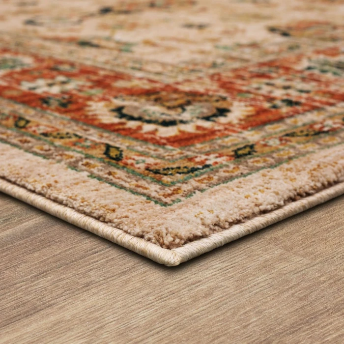 Karastan Spice Market Cream 91199 5ft. 3in. X 7ft. 10in. Rect. Rug