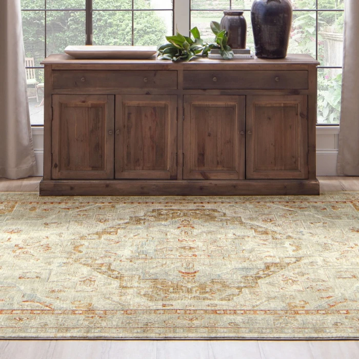Karastan Kumra Cream 7' 10" x 10' 3" Area Rug