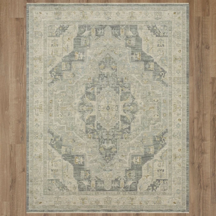 Karastan Kumra Dark Grey 5' x 7' 6" Area Rug