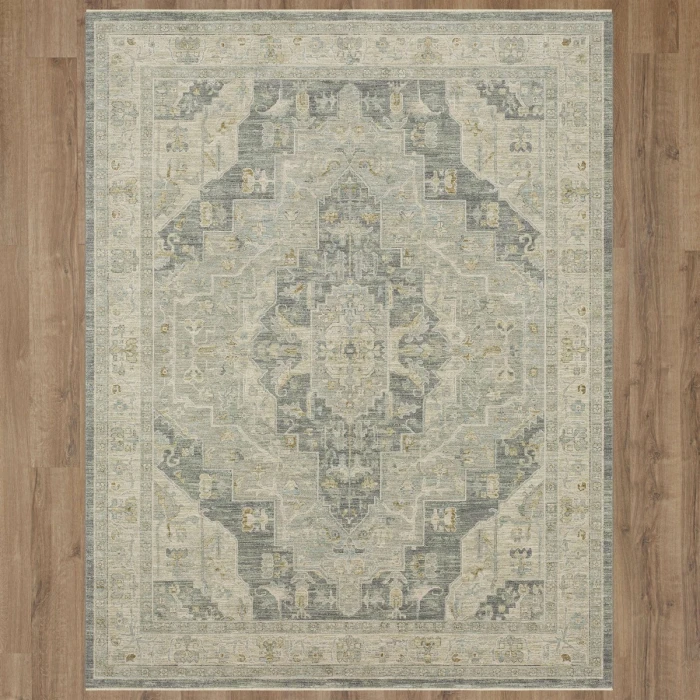 Karastan Kumra Dark Grey 5' x 7' 6" Area Rug