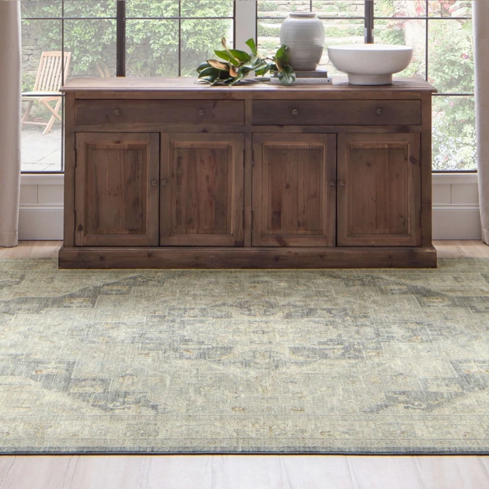Karastan Kumra Dark Grey 7' 10" x 10' 3" Area Rug