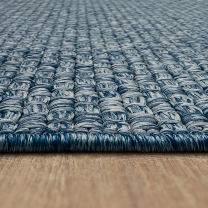 Karastan Lanai By Salt Life Blue R1269 7 ft. 10 in. X 10 ft. Rectangle Rug