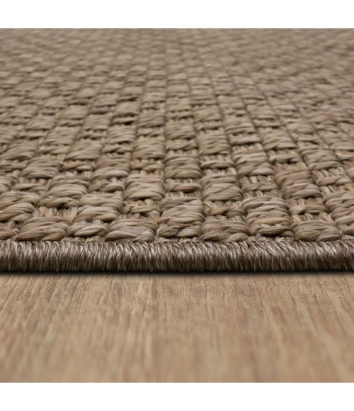 Karastan Lanai By Salt Life Brown/Tan R1269 7 ft. 10 in. X 10 ft. Rectangle Rug