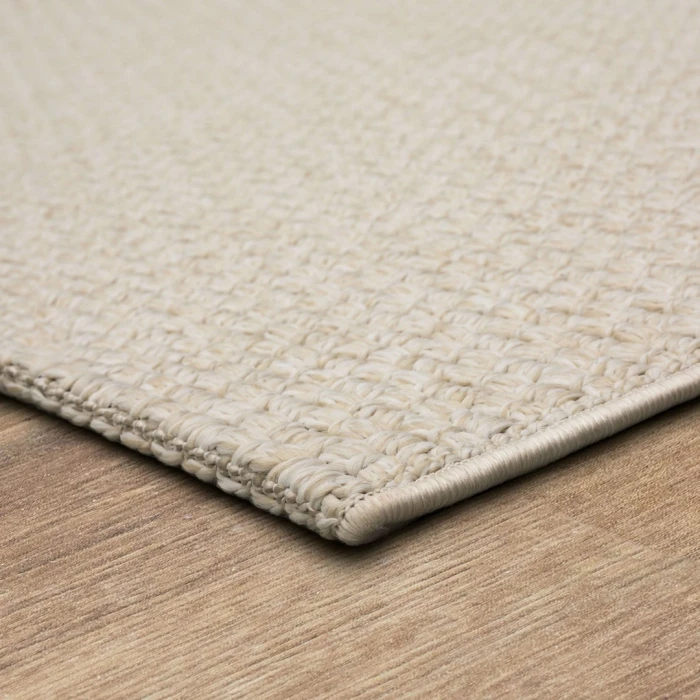 Karastan Lanai By Salt Life Ivory/White R1269 6 ft. 6 in. X 9 ft. Rectangle Rug