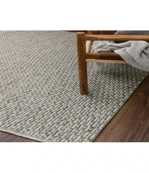 Karastan Lanai By Salt Life Grey/Silver R1269 6 ft. 6 in. X 9 ft. Rectangle Rug