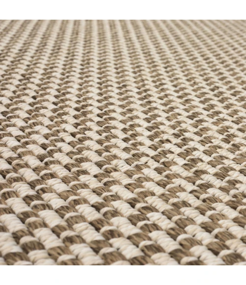 Karastan Lanai By Salt Life Brown/Tan R1269 7 ft. 10 in. X 10 ft. Rectangle Rug