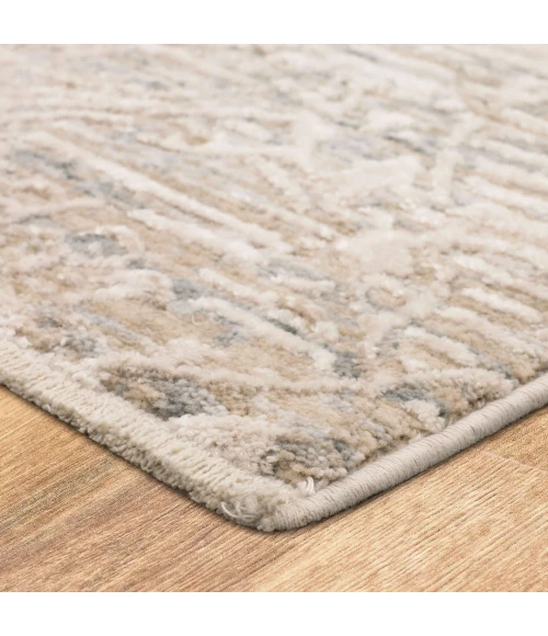 Karastan Solitude Cream Dark Grey R1039 10ft. X 13ft. 6in. Rect. Rug