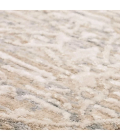 Karastan Solitude Cream Dark Grey R1039 10ft. X 13ft. 6in. Rect. Rug