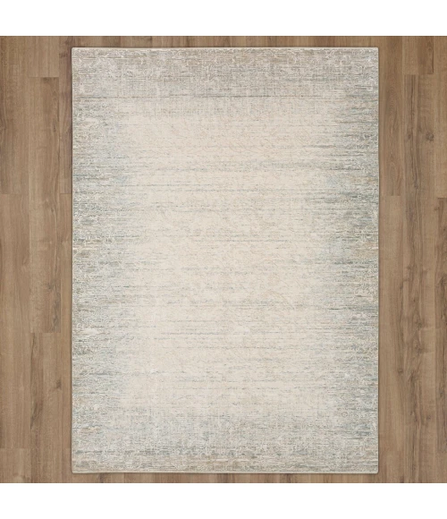 Karastan Solitude Cream Dark Grey R1039 10ft. X 13ft. 6in. Rect. Rug