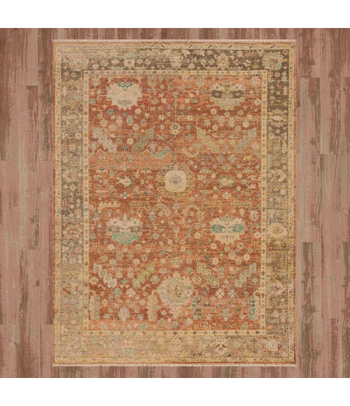 Karastan Sundar Rust R1429 8ft. X 10ft. Rect. Rug