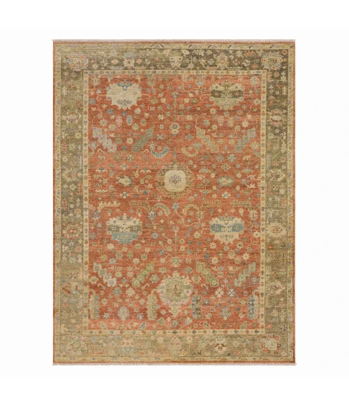 Karastan Sundar Rust R1429 8ft. X 10ft. Rect. Rug