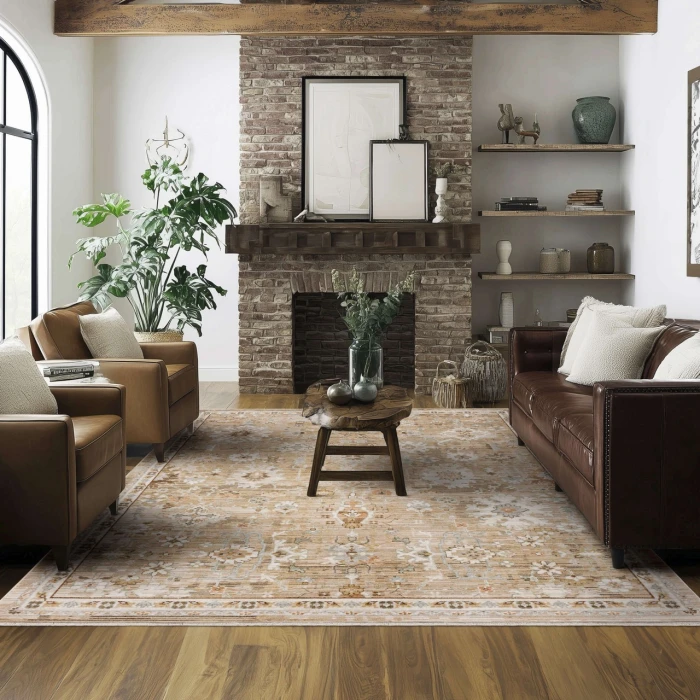 Karastan Persepolis Almond R1393 8ft. X 10ft. Rect. Rug