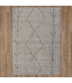 Karastan Tangier Meknes Charcoal Rug 1 ft. 6 in. X 1 ft. 6 in. Rectangle