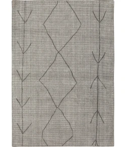 Karastan Tangier Meknes Charcoal Rug 1 ft. 6 in. X 1 ft. 6 in. Rectangle