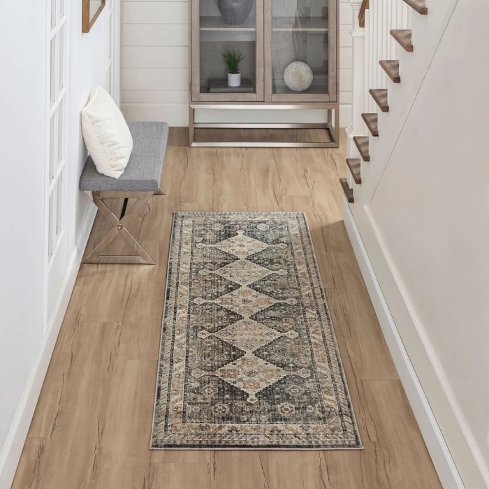 Karastan Milo Grey 2' 7" x 7' 3" Area Rug